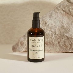 Huile de bain pour bébé Cannor, 100 ml