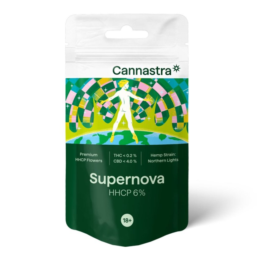 Cannastra HHCP Flower Supernova (virmalised) 6%, 1 g - 100 g