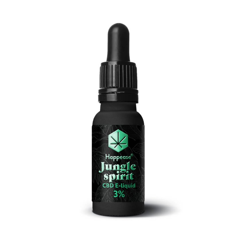 Happease CBD Liquid Jungle Spirit, 3% CBD, 300mg, 10 ml
