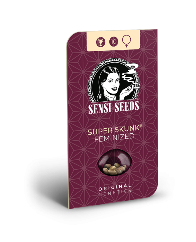 Sensi Seeds კანაფის თესლი Super Skunk® ფემინიზირებული, 3-25 ც.