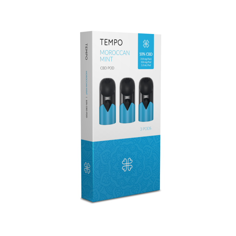 Harmony Pakkett Tempo 3-Pods - Mint, 318 mg CBD