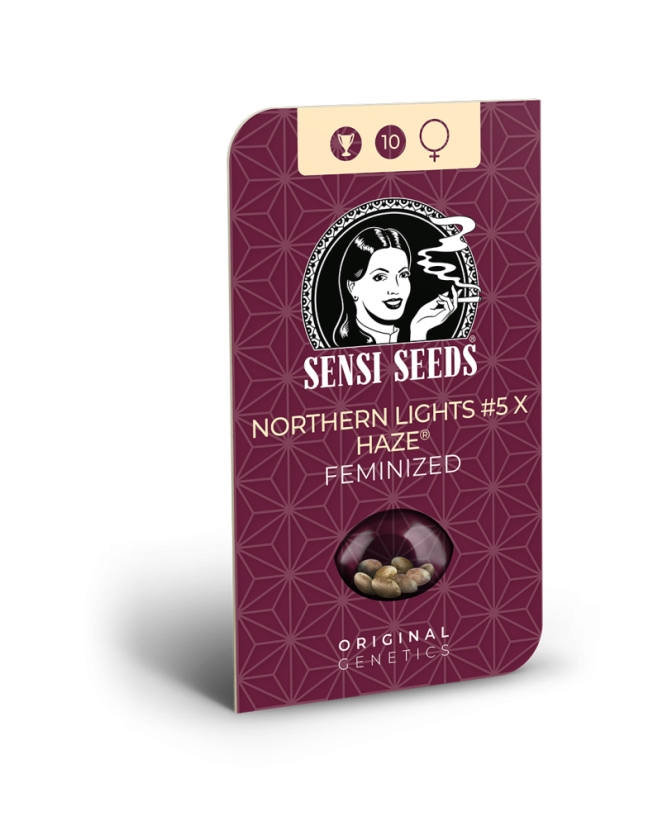 Sensi Seeds Semillas de cannabis Northern Lights #5 X Haze® Feminizadas, 3-10 uds.