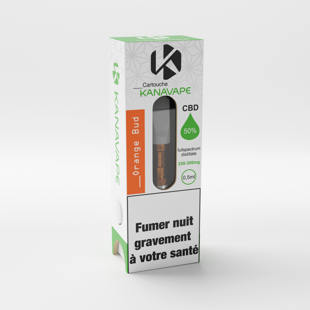 Kanavape Orange bud Cartridge 50 CBD 0 5 ml 250 mg