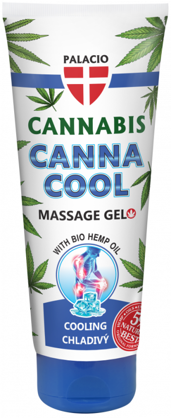 Palacio - Hanf Massage Gel CANNACOOL (Kühlende) Tube, (200 ml)