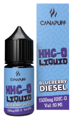 CanaPuff HHC-O Nestemäinen mustikkadiesel, 1500 mg, 10 ml