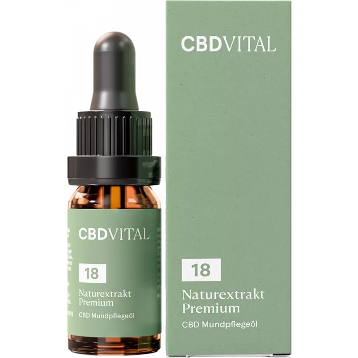 Olio CBD Estratto Naturale Premium 10% di CBD VITAL