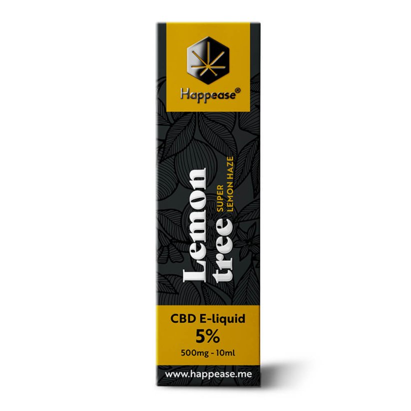 Happease CBD Liquid Lemon Tree, 5 % CBD, 500 mg, (10 ml)