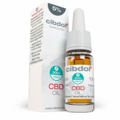 Cibdol Óleo CBD 5%, 500 mg, 10ml