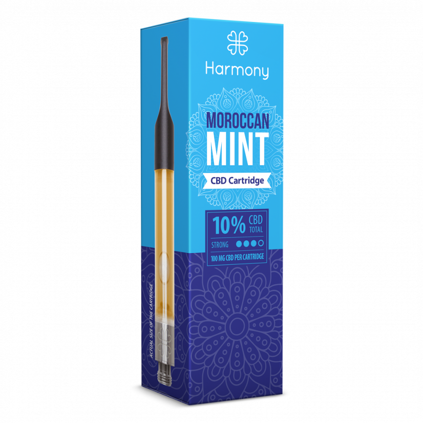 Harmony CBD Moroccan Mint kazeta 1ml, 100 mg CBD