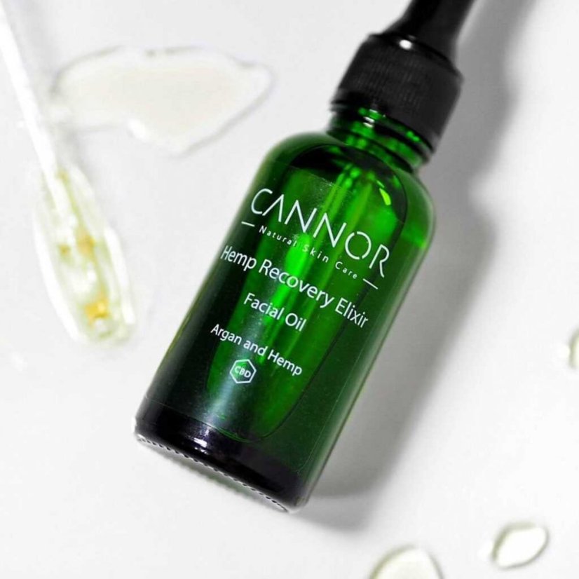 Cannor Hemp Recovery Elixir – Olje za obraz s CBD – 30 ml