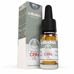 Cibdol Konopný olej s 5% CBN a 2,5% CBD, 500:250 mg, 10 ml