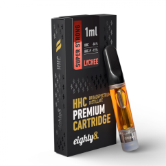 Eighty8 Superstrong HHC Cartridge Lychee, 84 % HHC, 15 % HHCP, CCELL, 1 ml