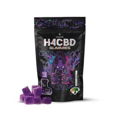 CanaPuff H4CBD Gummies Nho đen, 5 viên x 25 mg H4CBD, 125 mg