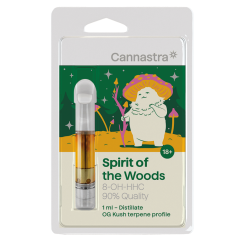 Cannastra Cartucho 8-OH-HHC Spirit of the Woods (OG Kush), 8-OH-HHC 90% de qualidade, 1 ml