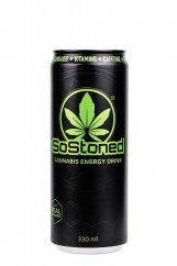 Euphoria Tão apedrejado Bebida energética de cannabis, 330 ml