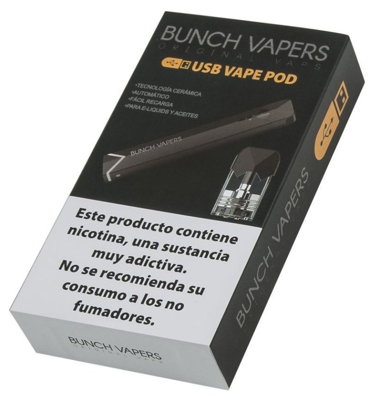 Bunch Vapers Zwarte Vaporizer Kit POD