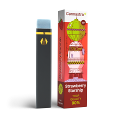 Cannastra THCP Vape Pen Strawberry Starship, THCP 90%-os minőség, 1 ml