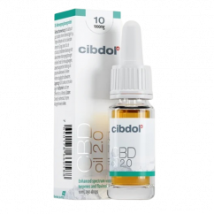 Cibdol CBD olía 2,0 10%, 1000 mg, 10 ml