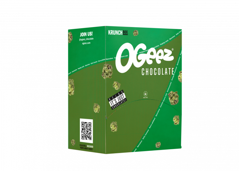OGeez® Krunchbox, 3 smaker x 25 stk