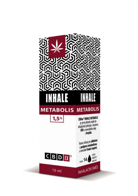 CBDex Inhalacija METABOLIS 1,5 % 10 ml