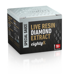 Eighty8 CBD Live Resin Diamond Extrakt, 92 % CBD, 1 g