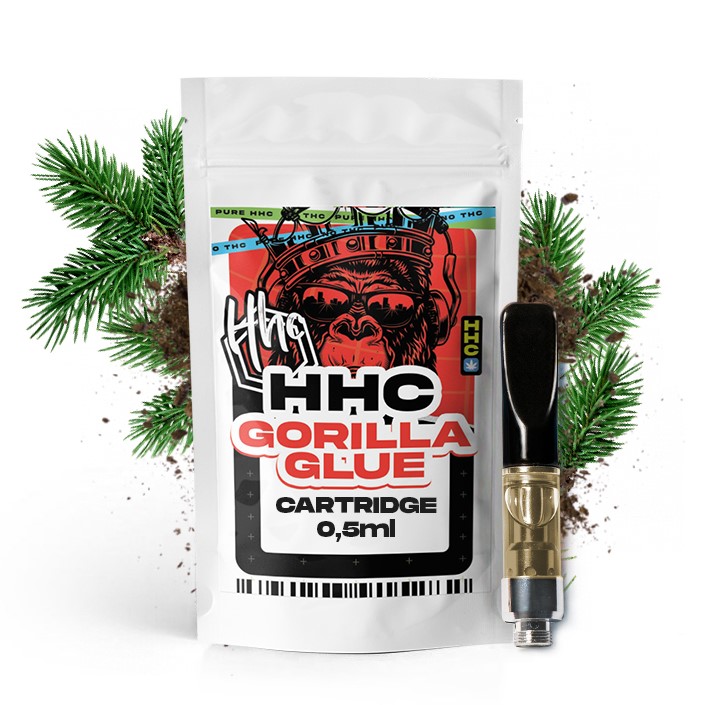 Czech CBD HHC Cartridge Gorilla Glue, 94 %, 0,5 ml