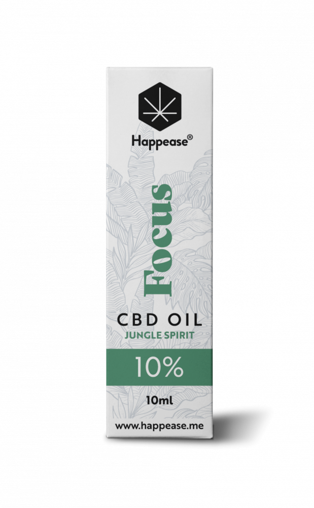 Happease フォーカス CBDオイル ジャングルスピリット CBD10％ 1000mg 10ml