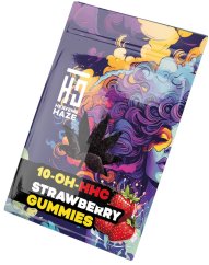Heavens Haze 10-OH-HHC Gummies Strawberry, 3 ks