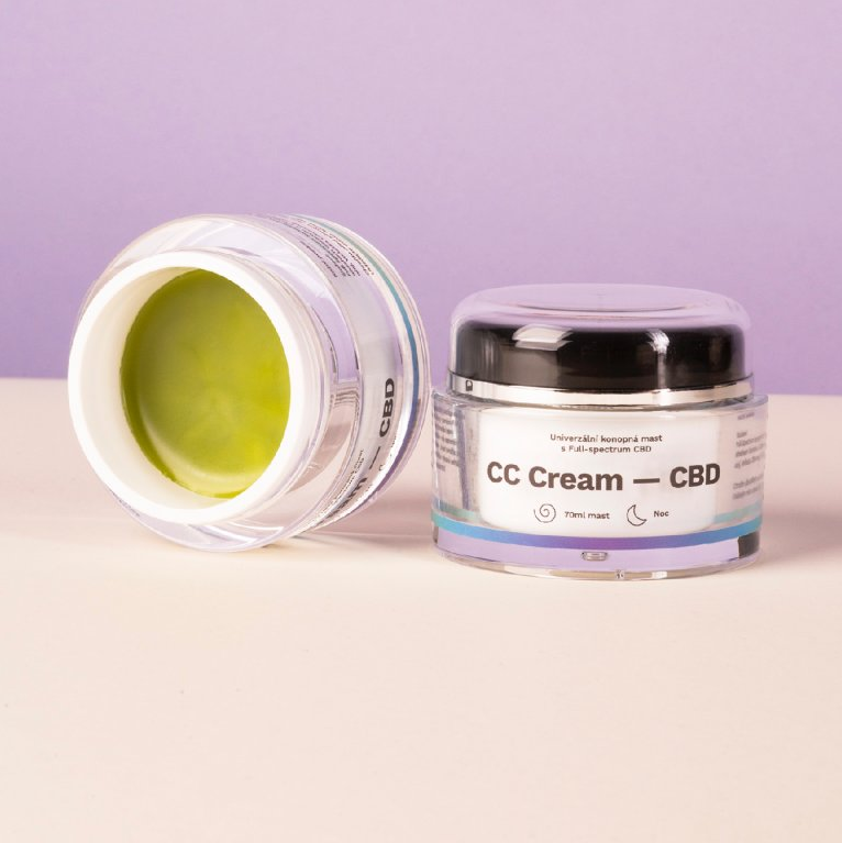 CannaCare Night hemp CC Cream com CBD, 60 ml