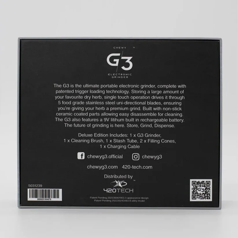 Chewy G3 Deluxe Edition dzirnaviņas