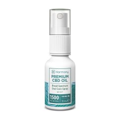Harmony CBD aerosols mutes dobuma kopšanai 1500 mg, 15 ml, piparmētra