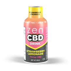 ZEN CBD Drink - Strawberry Lemonade, 70 мг, 60 мл