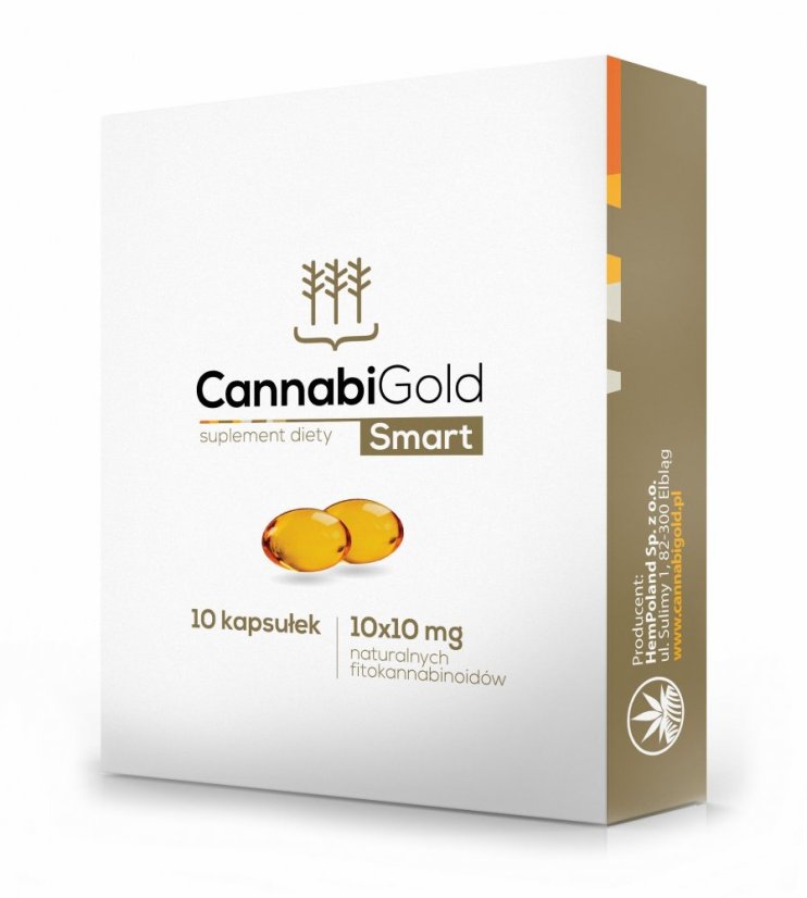 CannabiGold Smart CBD капсули 10 x 10 мг