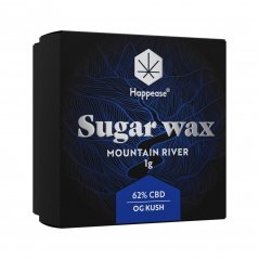 Happease - Útdráttur Mountain River Sugar Wax, 62% CBD, 1g
