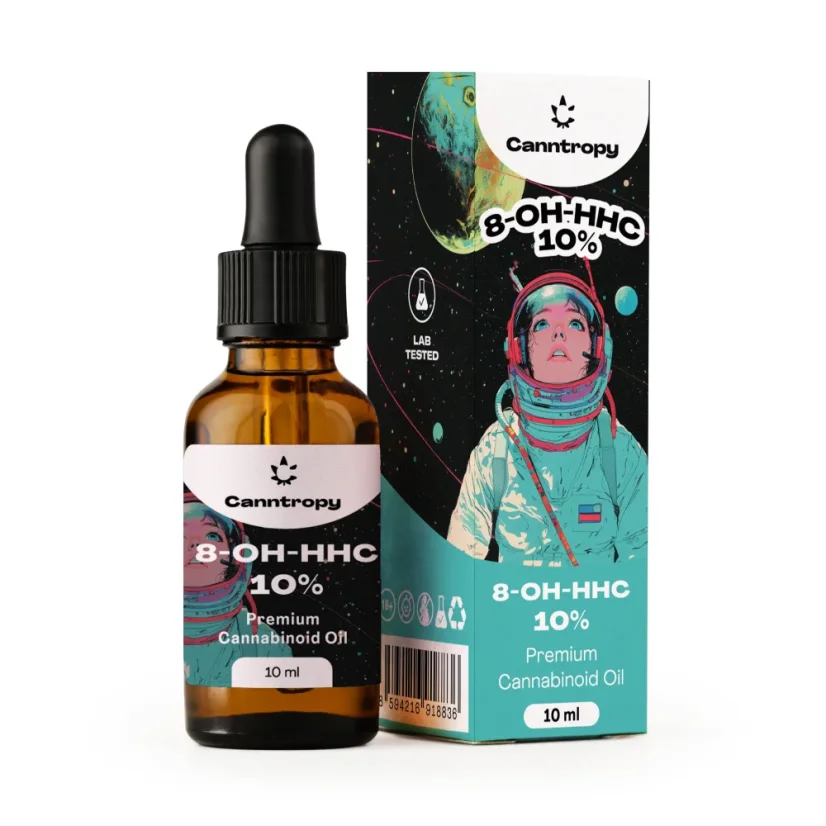 Canntropy 8-OH-HHC Premium Cannabinoid Oil, 10 % 8-OH-HHC, 10ml