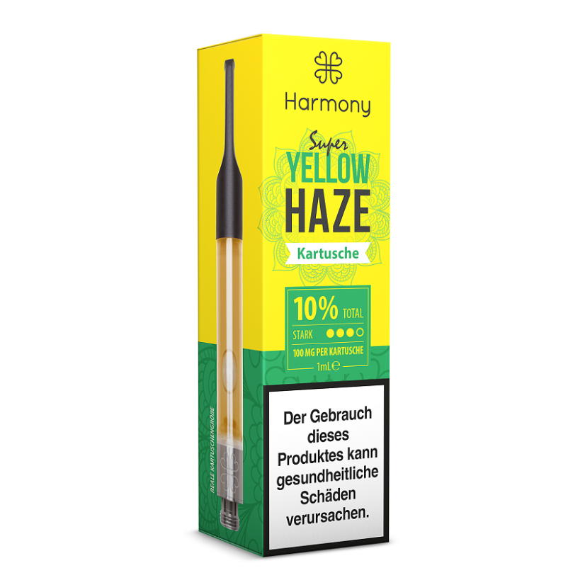 Harmony CBD Στυλό - Σούπερ Λεμόνι Ομίχλη Φυσίγγιο - 100 mg CBD, 1 ml