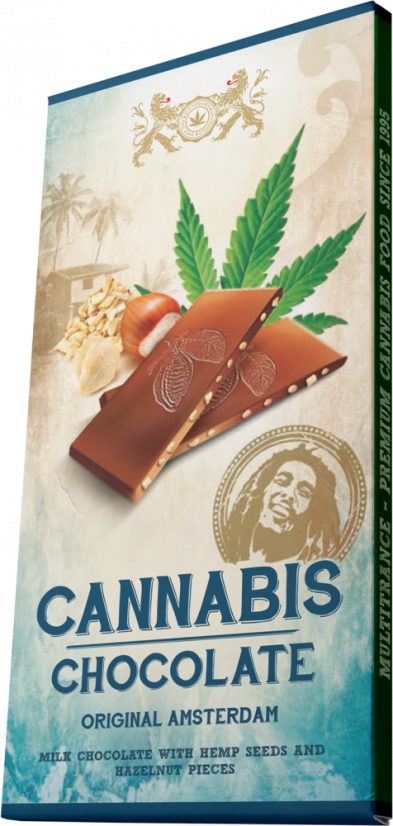 Bob Marley Esrar ve Fındıklı Sütlü Çikolata - Karton (15 bar)