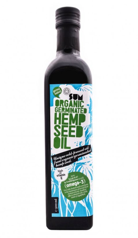 SUM Hemp oil from sprouted seeds BIO 500 ml