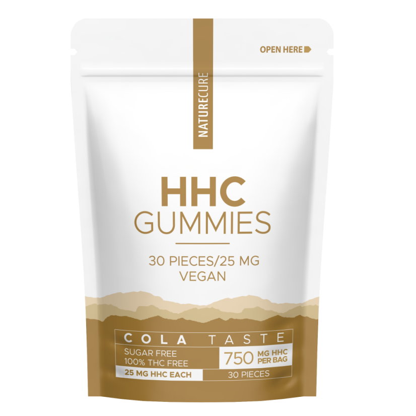 Nature cure HHC gummy bears, 750 mg (30 szt. x 25 mg), 90 g