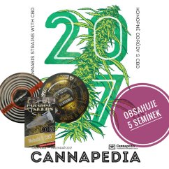 Kalendář Cannapedia 2017 - Konopné odrůdy s CBD + 3 балени семинека
