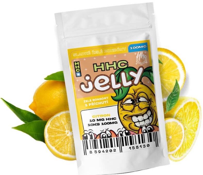 CBD tchèque HHC Jelly Lemon 100 mg, 10 pcs x 10 mg