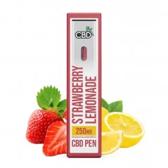 CBDfx Strawberry Lemonade CBD Vape Pen, 250 mg, (1 ml)