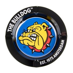 Oryginalna popielniczka metalowa Bulldog w kolorze czarnym