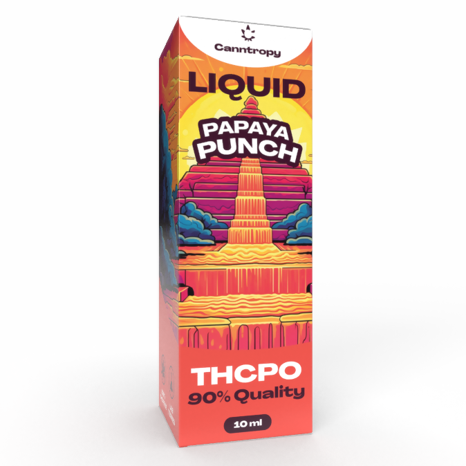 Canntropy THCPO Sıvı Papaya Punch, THCPO %90 kalite, 10ml