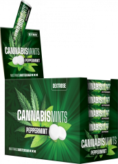 Kannabisdekstroosimintturulla – näyttösäiliö (48 Rolls)