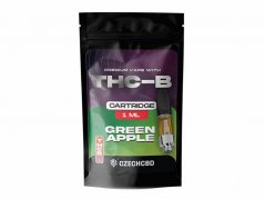 Czech CBD Cartucho THCB Maçã Verde, THCB 15%, 1 ml