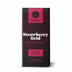 Happease Classique Champ de fraises - Kit de vapotage, 85% CBD, 600 mg