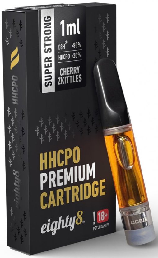 Eighty8 HHCPO uložak Super Strong Premium Cherry Zkittles, 20 % HHCPO, 1 ml