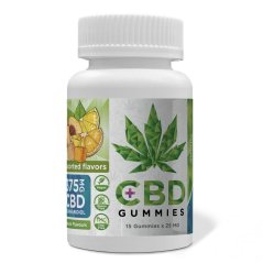 Euphoria CBD Gummies Blande 375 mg CBD, 15 stk x 25 mg