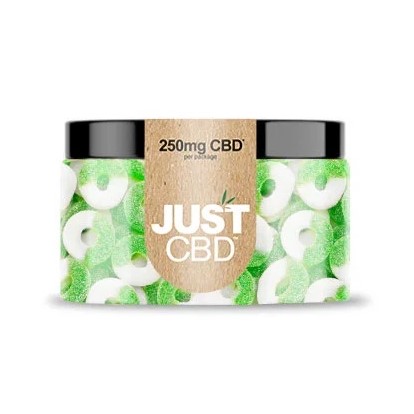 JustCBD グミ アップル リング 250 mg - 3000 mg CBD